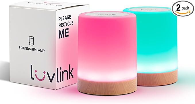 LuvLink Friendship Lamp v2.0 - Long Distance WiFi Touch Lamps for Couples, Friends & Family | Sta... | Amazon (US)