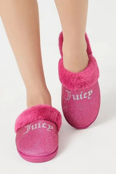 Juicy Couture Rhinestone Slippers | Forever 21 (US)