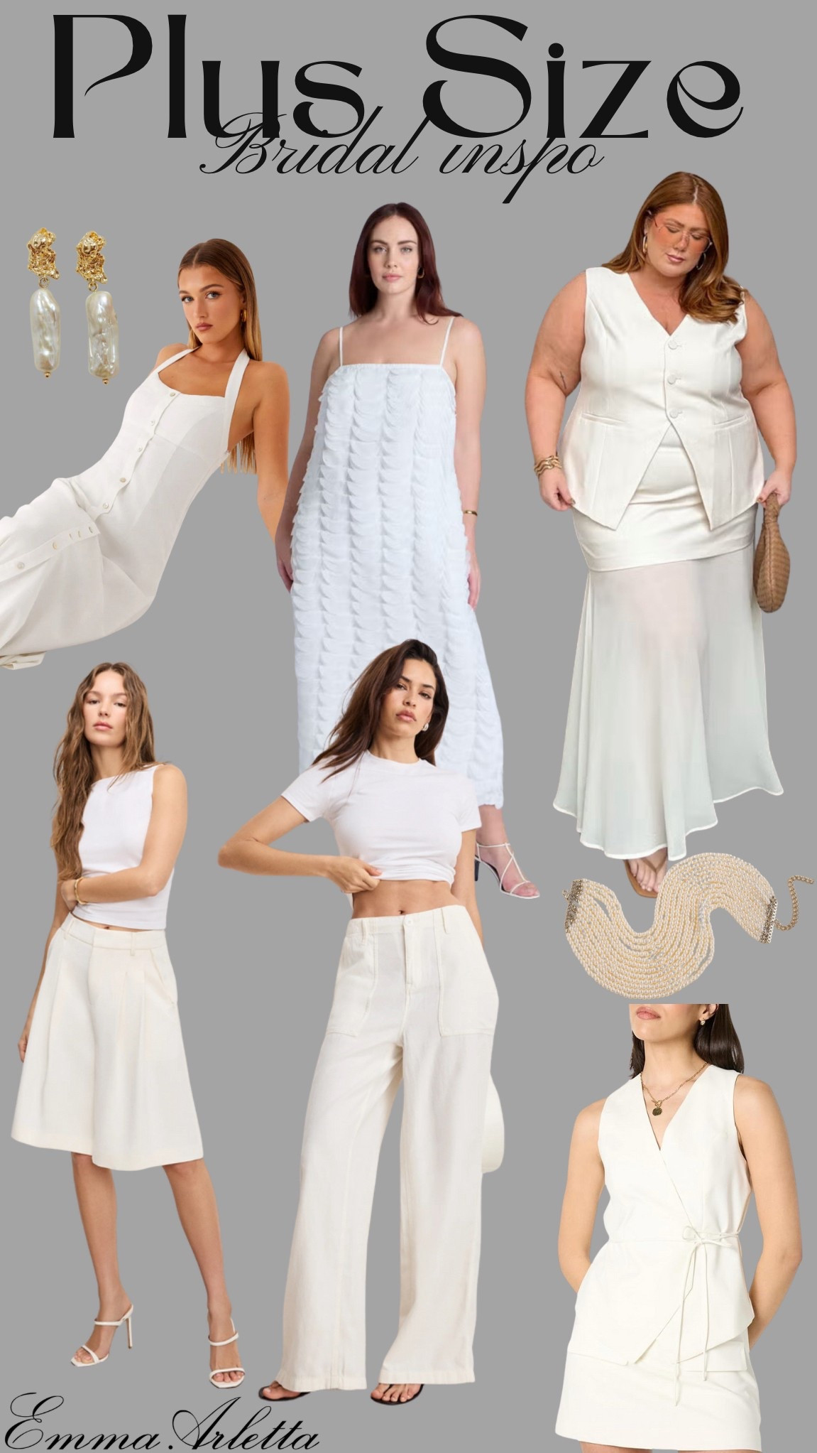 Bridal inspo 🕊️☁️

Bride, plus size bride, bridal outfit, bridal style, wedding 

#LTKWedding #LTKPlusSize #LTKStyleTip