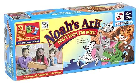 Noah's Ark Don't Rock The Boat Table top Balancing Game for Kids, Children's Educational Board Ga... | Amazon (US)