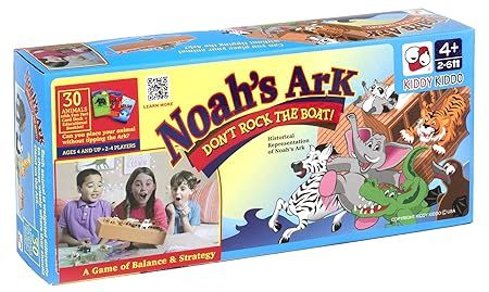 Noah's Ark Don't Rock The Boat Table top Balancing Game for Kids, Children's Educational Board Ga... | Amazon (US)