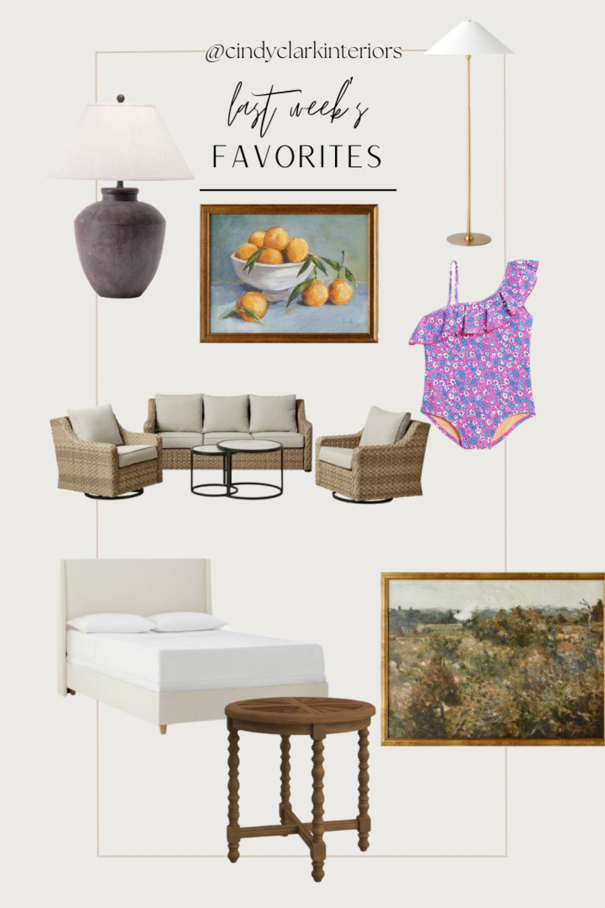 All of last week’s favorites in one place!

Art, outdoor seating, bed, lamp, swimsuit

#LTKhome #LTKSeasonal
