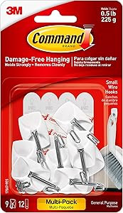 Command 17067-VP Value Pack Small Wire, 9 Hooks, White, 9 Count | Amazon (US)