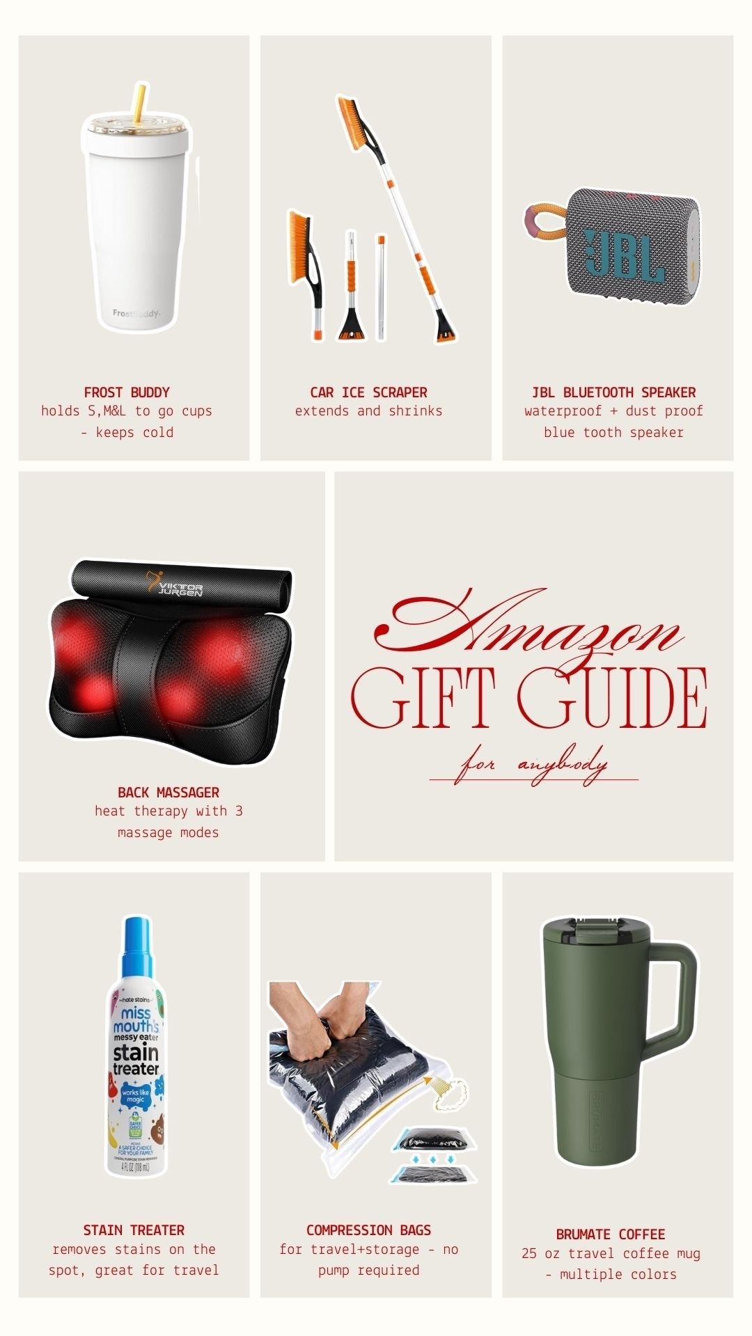 gift ideas that would work for ANYONE on your list!

#LTKGiftGuide #LTKSeasonal #LTKHoliday