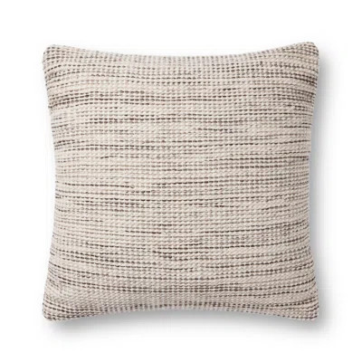 Amber Lewis x Loloi Morro Natural / Grey Pillow | Wayfair North America