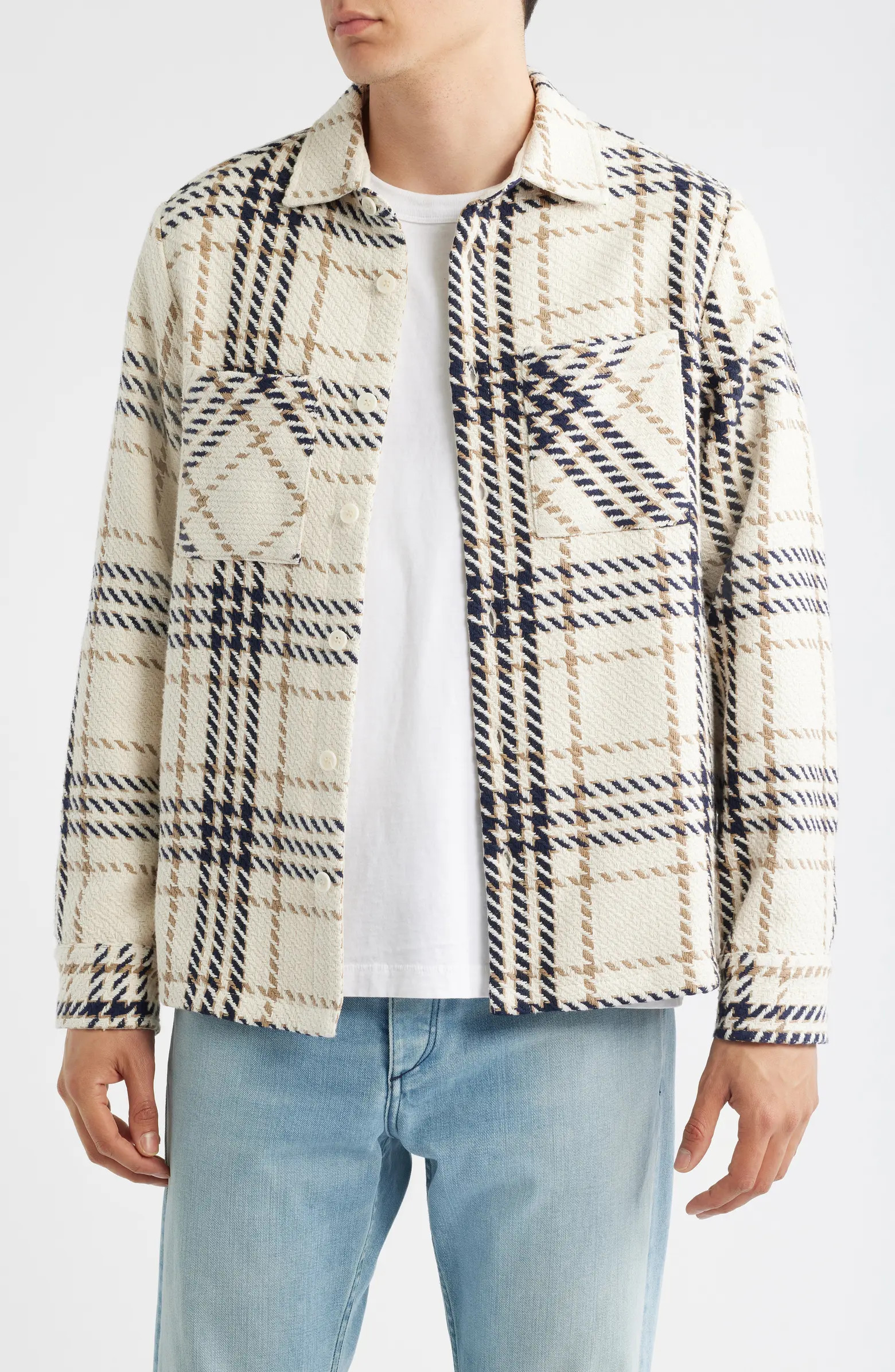 Wax London Whiting Welbury Plaid Overshirt | Nordstrom | Nordstrom