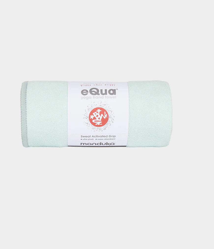 eQua® Yoga Hand Towel Sea Foam / Hand 16" (40cm) | Manduka