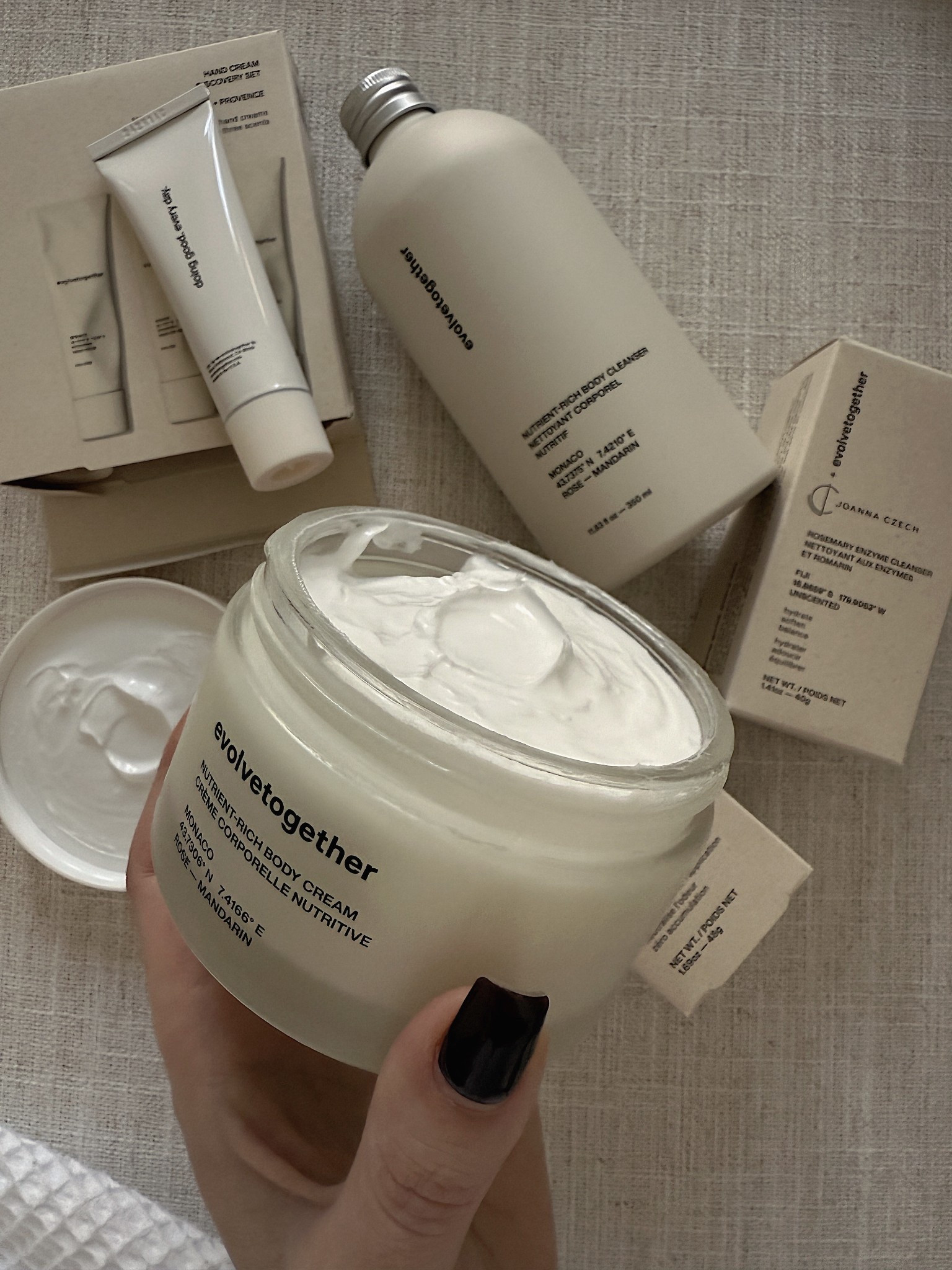 Vegan, plant based, toxins free skincare.
Quite impressive ingredients list and I always appreciate biodegradable packing.
Love when my bathroom jars looking very organic and stylish. And the most important that products are also safe for my skin.
Aluminum free deodorant is my new exciting thing to try from this brand.
Very pleased with the clean, natural fragrance that gives skin pleasant scent, very delicate scent. It also provides amazing hydration and total absorption into the skin locking the moisture in the skin.


#LTKBeauty