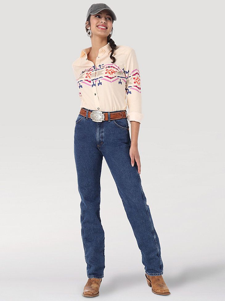 Women's Wrangler® Cowboy Cut® Slim Fit Jean in Stonewash | Wrangler