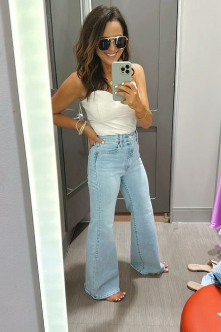 Target spring fashion inspo! These
Levi’s women’s ultra high rise ribcage flare jeans are so stinking cute! They are super comfy and I got a size 26 in these!

#LTKfindsunder100 #LTKsalealert #LTKstyletip