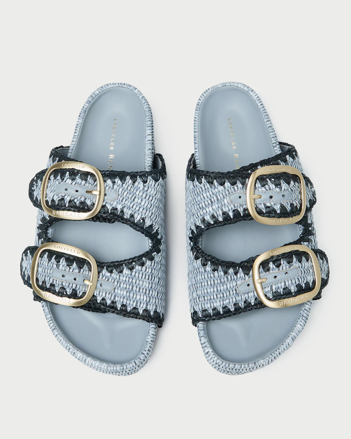 Theo Blue Two-Band Sandal | Loeffler Randall