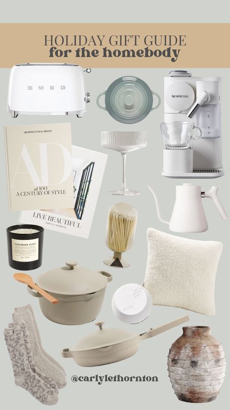 Holiday gift guide for the homebody, gift ideas for the home