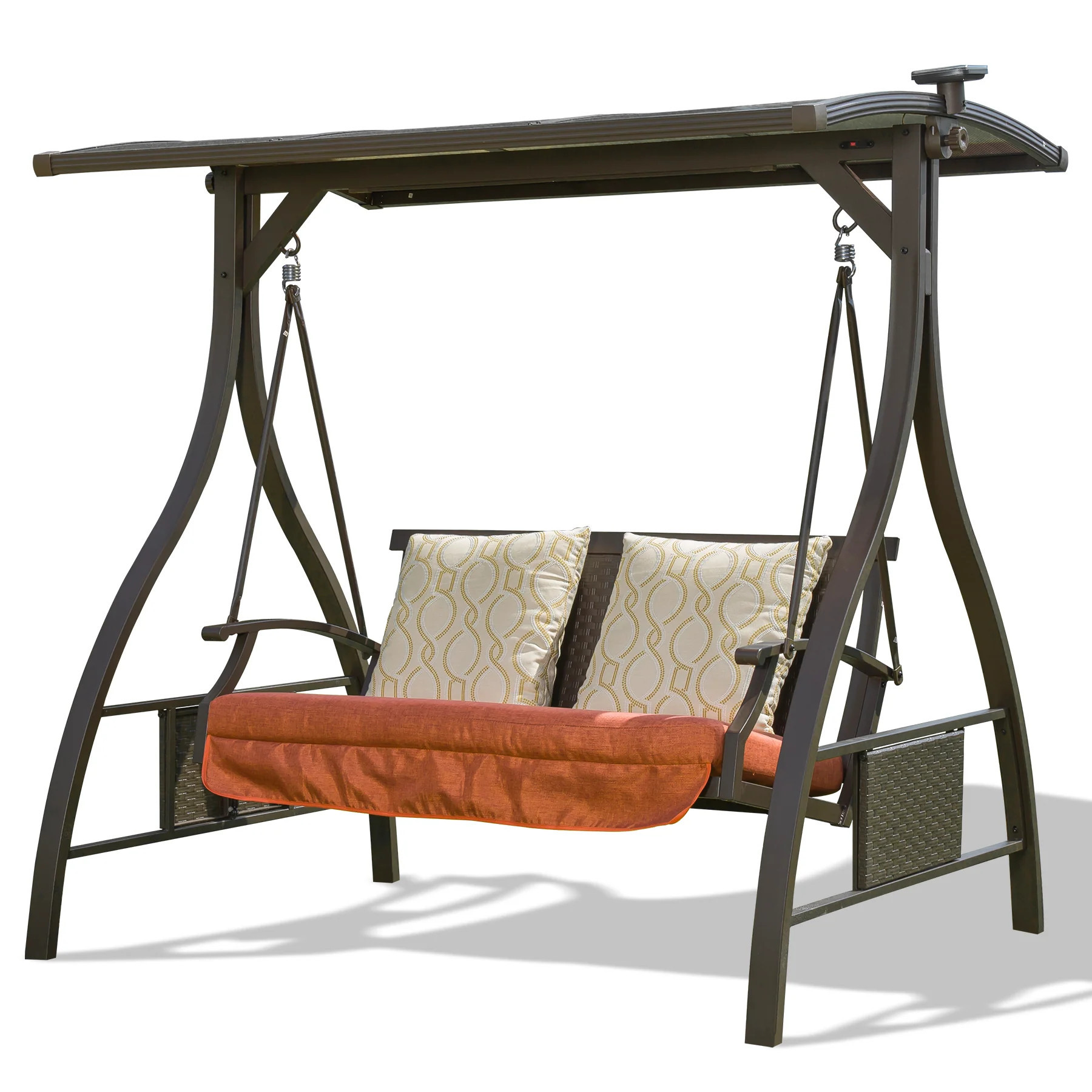 2-Person Patio Porch Swing with Canopy | Shop Simon