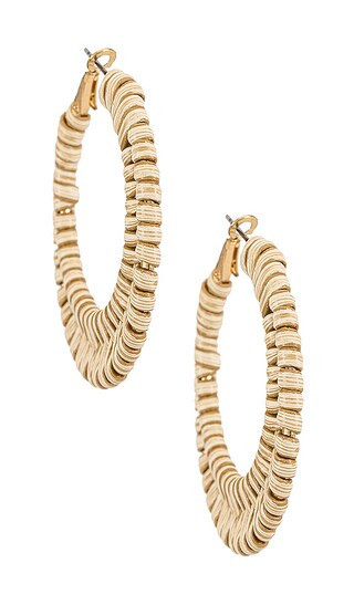 Port Hoop Earring in Gold | Revolve Clothing (Global)