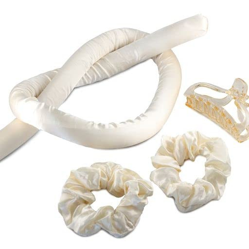 Satin Heatless Curler Set (multiple color options available) (Ivory) | Amazon (US)