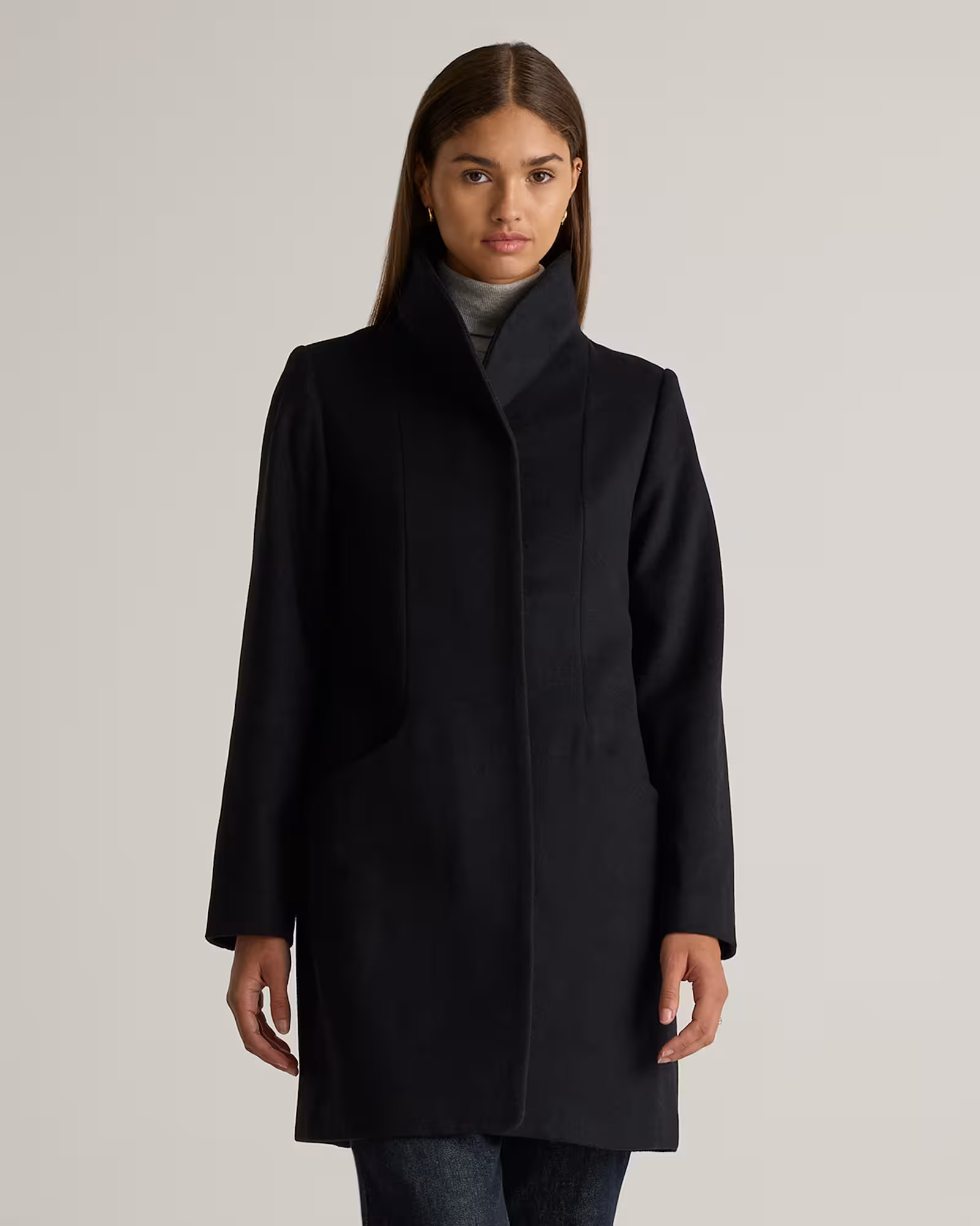 Italian Wool Cocoon Coat | Quince