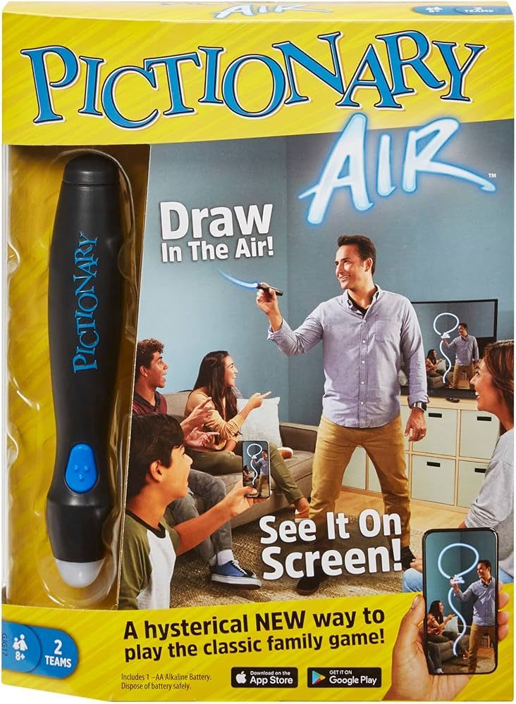Mattel Games Pictionary Air, Family Board Game for Kids and Adults, Engaging Gift for Kids, Drawi... | Amazon (UK)