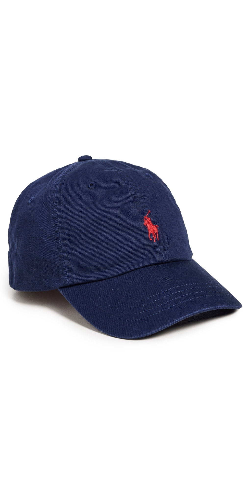 Polo Ralph Lauren Twill Classic Sport Cap Newport Navy/RL2000 Red One Size | Shopbop