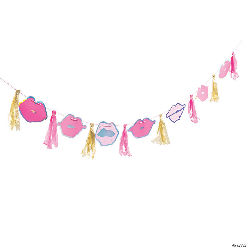 Lips Bachelorette Party Garland | Oriental Trading Company