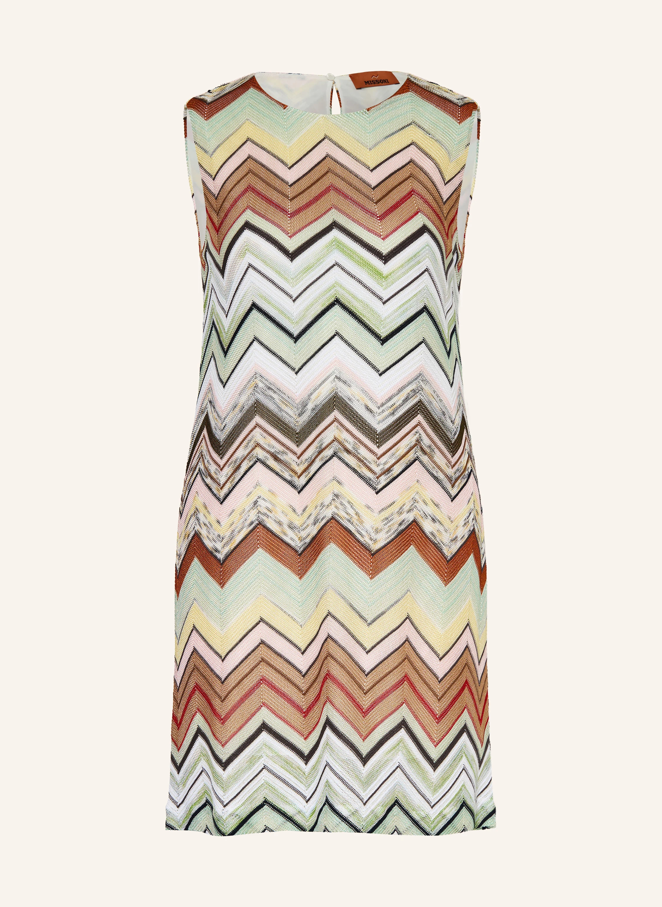 MISSONI Strickkleid in mint / braun / rosa | Breuninger (DACH)
