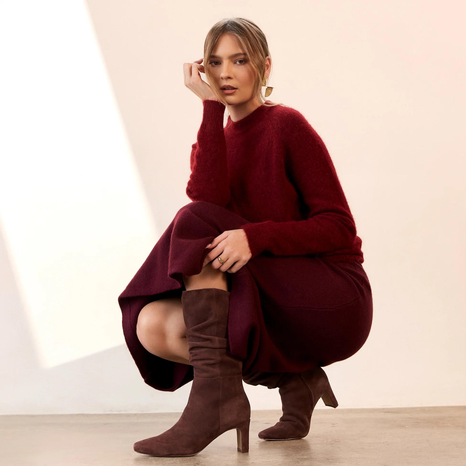 Clarkson Milk Chocolate Suede Boots | FRANKIE4 | FRANKIE4