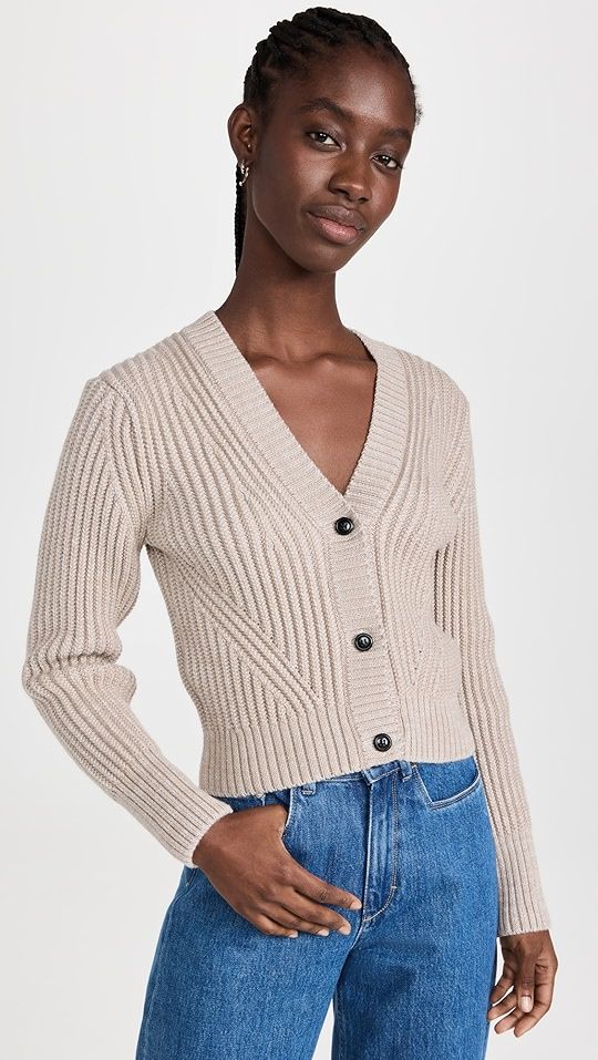 Short Ribbed Cardigan | Shopbop