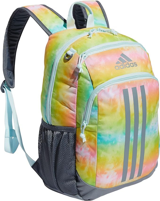 adidas Back to School BTS Creator Backpack, Stone Wash Rainbow/Grey/Almost Blue, One Size | Amazon (US)