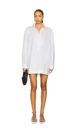 EAVES Yohanne Shirt Dress in White. - size S | Revolve Clothing (Global)