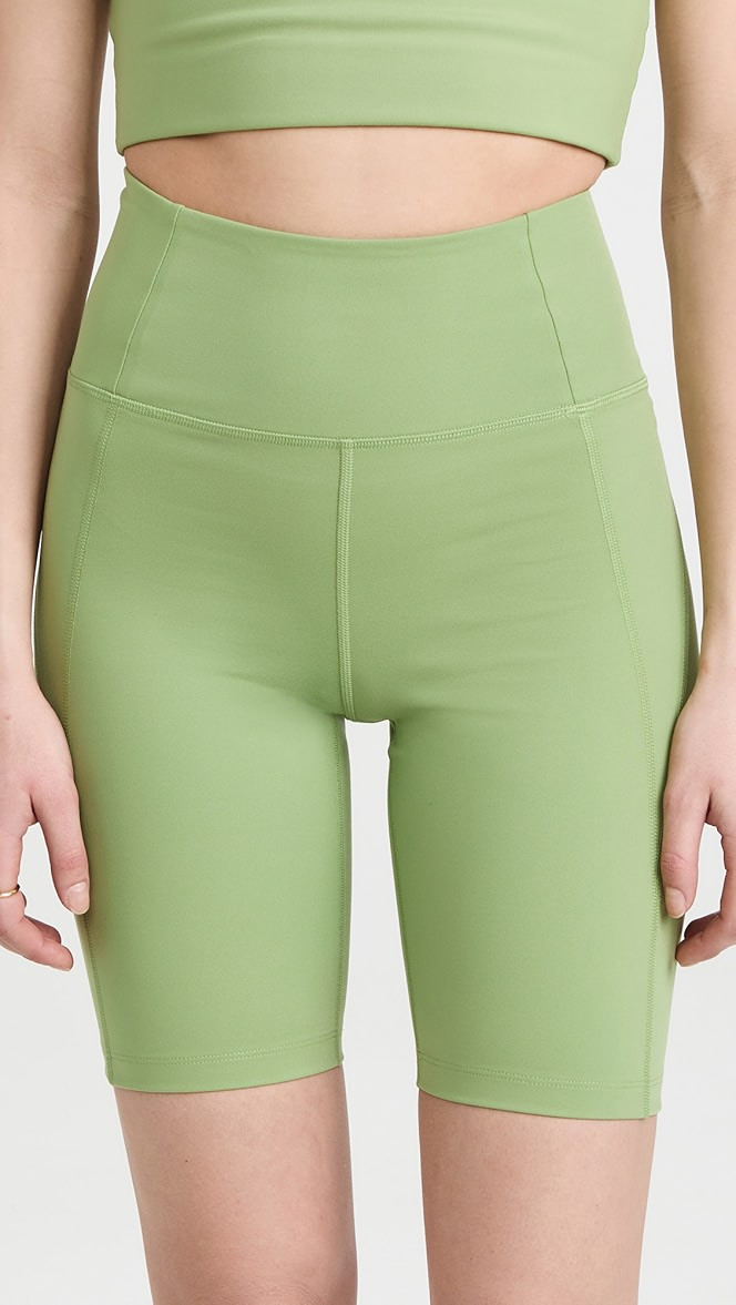 High-Rise Compressive Bike Shorts | Shopbop