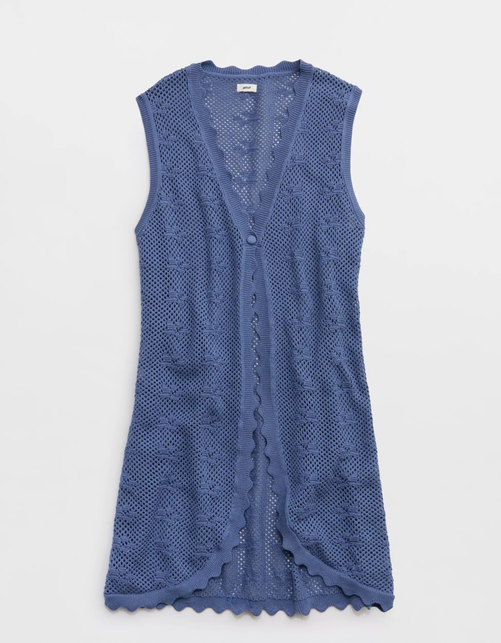 Aerie Scallop Crochet Coverup | Aerie