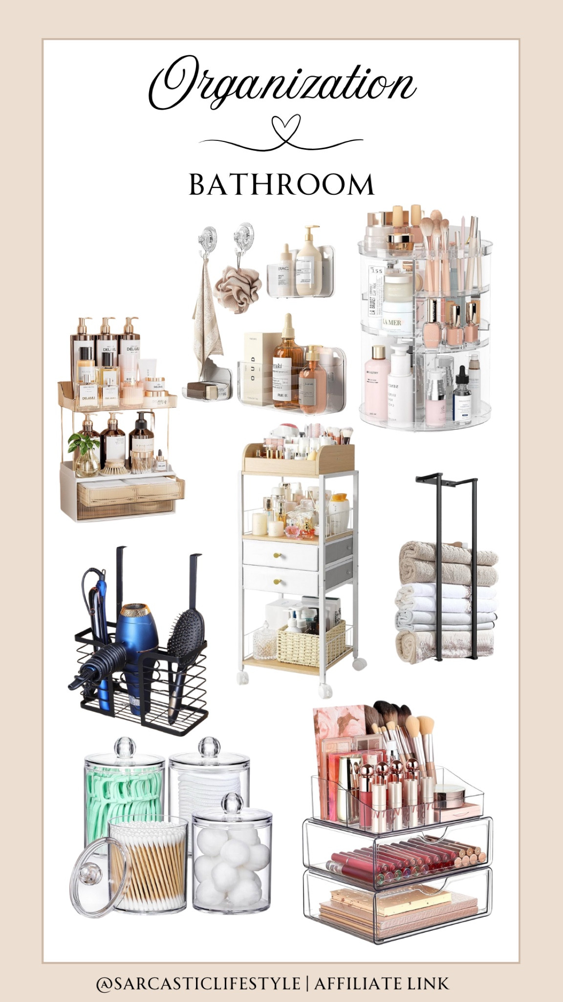 Bathroom organization. 15 items linked!

Towel stacker. Hair tool organizer. Product organizer. Shower organization. Makeup organization. 

#LTKSeasonal #LTKHome