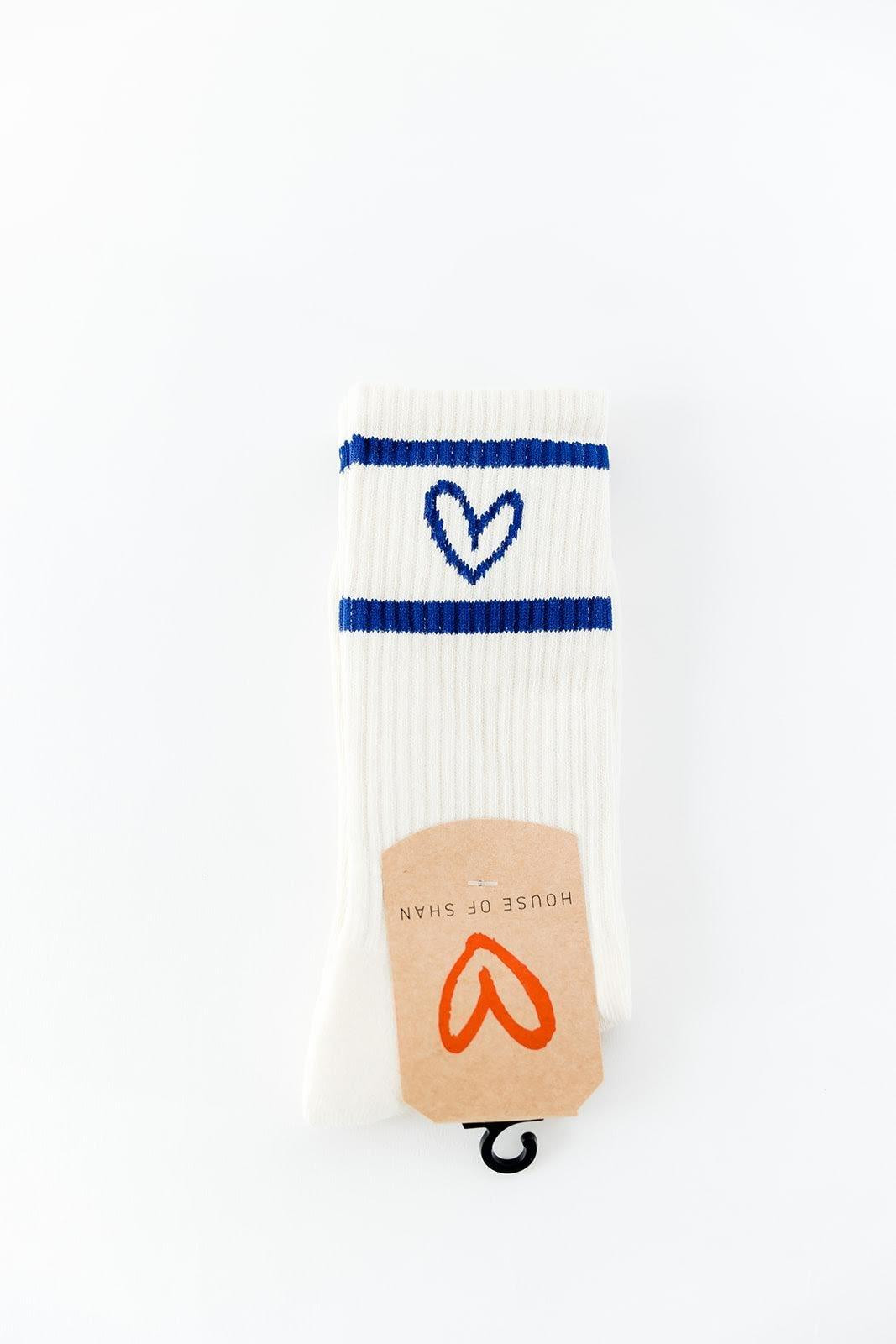 Live What You Love: Cozy Creme Socks With Hearts | House of Shan