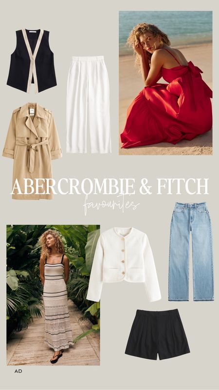 Abercrombie & Fitch Summer Favourites ☀️

Holiday outfits, red dress, linen trousers, straight jeans, crochet midi, cropped jacket, trench coat 

#LTKstyletip #LTKsummer #LTKeurope