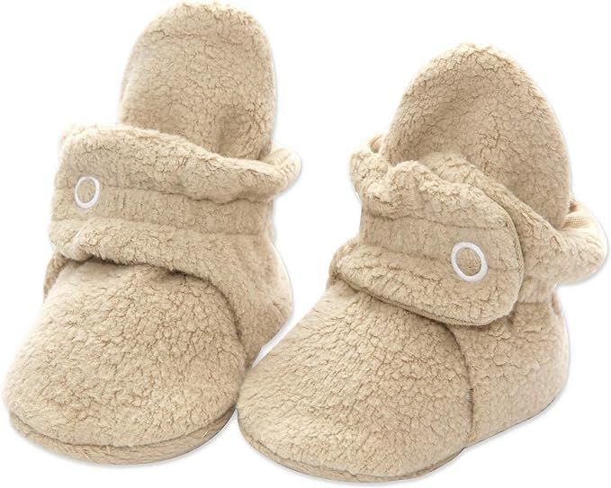 Zutano Cozie Fleece Baby Booties, Unisex, For Newborns and Infants | Amazon (US)