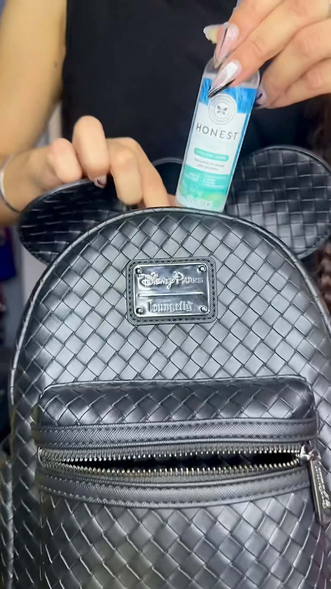 Here are my main essentials for visiting the parks! I always pack a brush, chapstick or lip oil (I'm loving the elf lip oils right now), Honest spray hand sanitizer, gum, hair tie, fuel rods, charging cord, a mic for filming, deodorant, cooling towel, and sanitizer wipes. What's not shown is my rain jacket and a small portable fan. Shockingly, I can fit all of these items inside my Loungefly bag. Is there anything else you bring to the parks that helps you throughout the day? Let me know in the comments below!
✨
Disney parks, Walt Disney World, Orlando Florida, Loungefly

#LTKTravel #LTKxelfCosmetics #LTKItBag