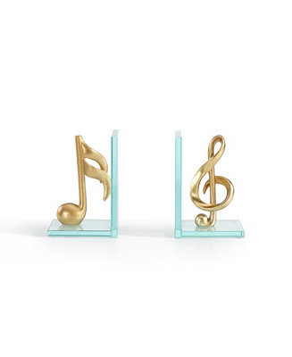 Musical Glass Bookends | Macys (US)