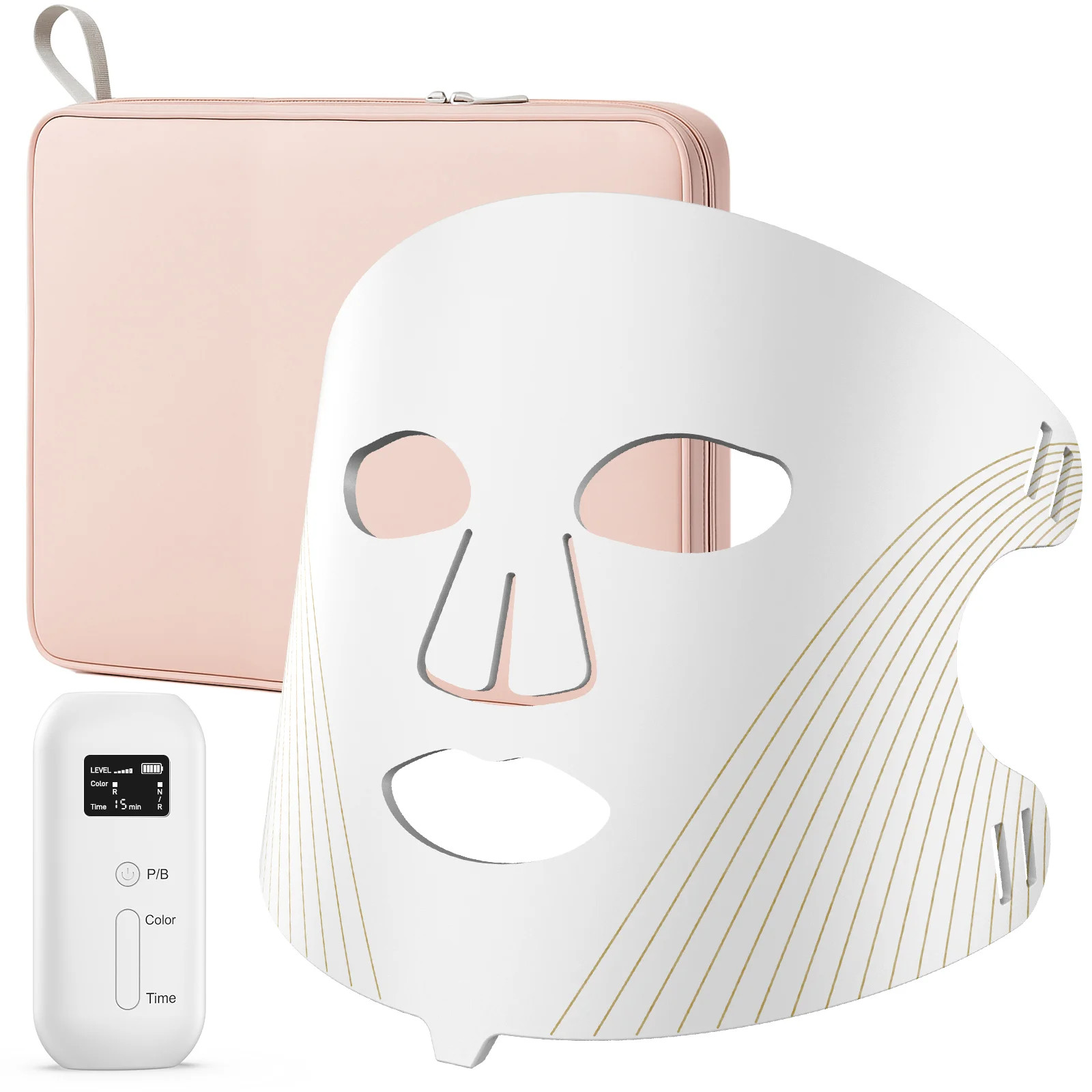 Red Light Therapy for Face, 4 Modes Led Face Mask Light Therapy with Travel Bag, 850NM near Infra... | Walmart (US)