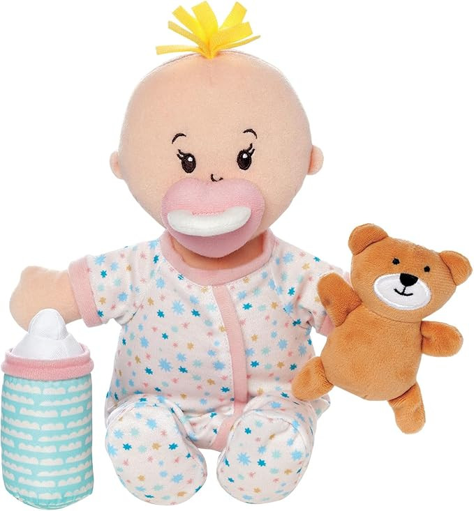 Manhattan Toy Wee Baby Stella Sleepy Time Scents Soft Doll Set, 12",Peach | Amazon (US)