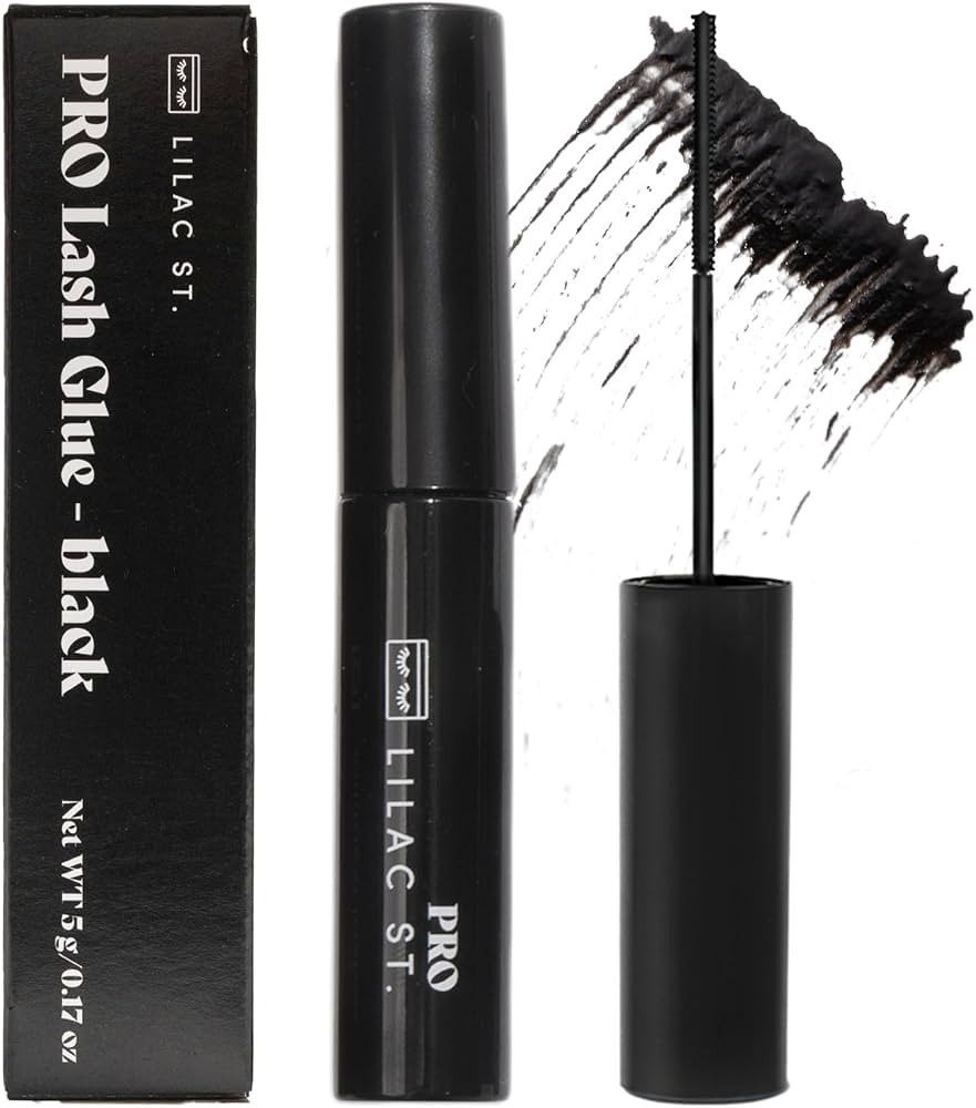 Lilac St - PRO Lash Glue (Black) - Lash Cluster Glue - Quick Dry Formula - Mini Mascara Wand Appl... | Amazon (US)