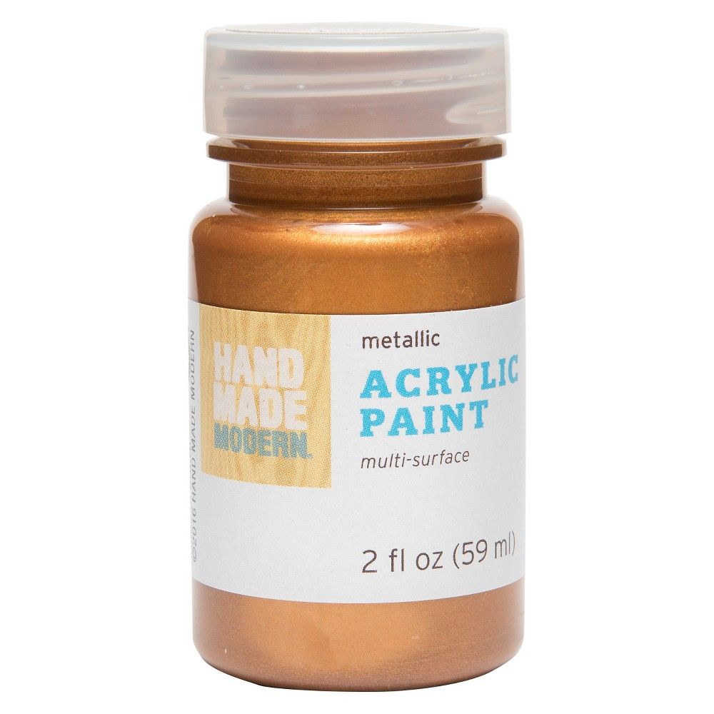 2oz Metallic Acrylic Paint - Hand Made Modern® | Target