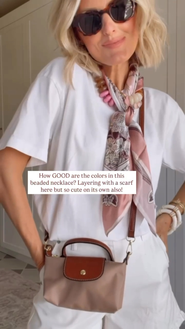 This beaded necklace is such a fun pop of color! Other colors available as well 👏🏼 wearing S/6.

Loverly Grey, statement necklace, statement jewelry, statement accessories, spring fashion, spring outfit ideas 

#LTKTravel #LTKSeasonal #LTKootd