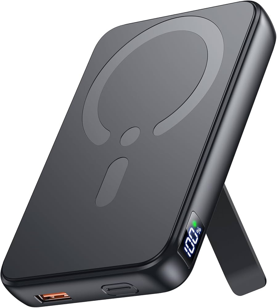 For Magsafe Power Bank, Portable Charger 12000mAh, 22.5W Fast Charging Battery Pack with USB-C In... | Amazon (UK)