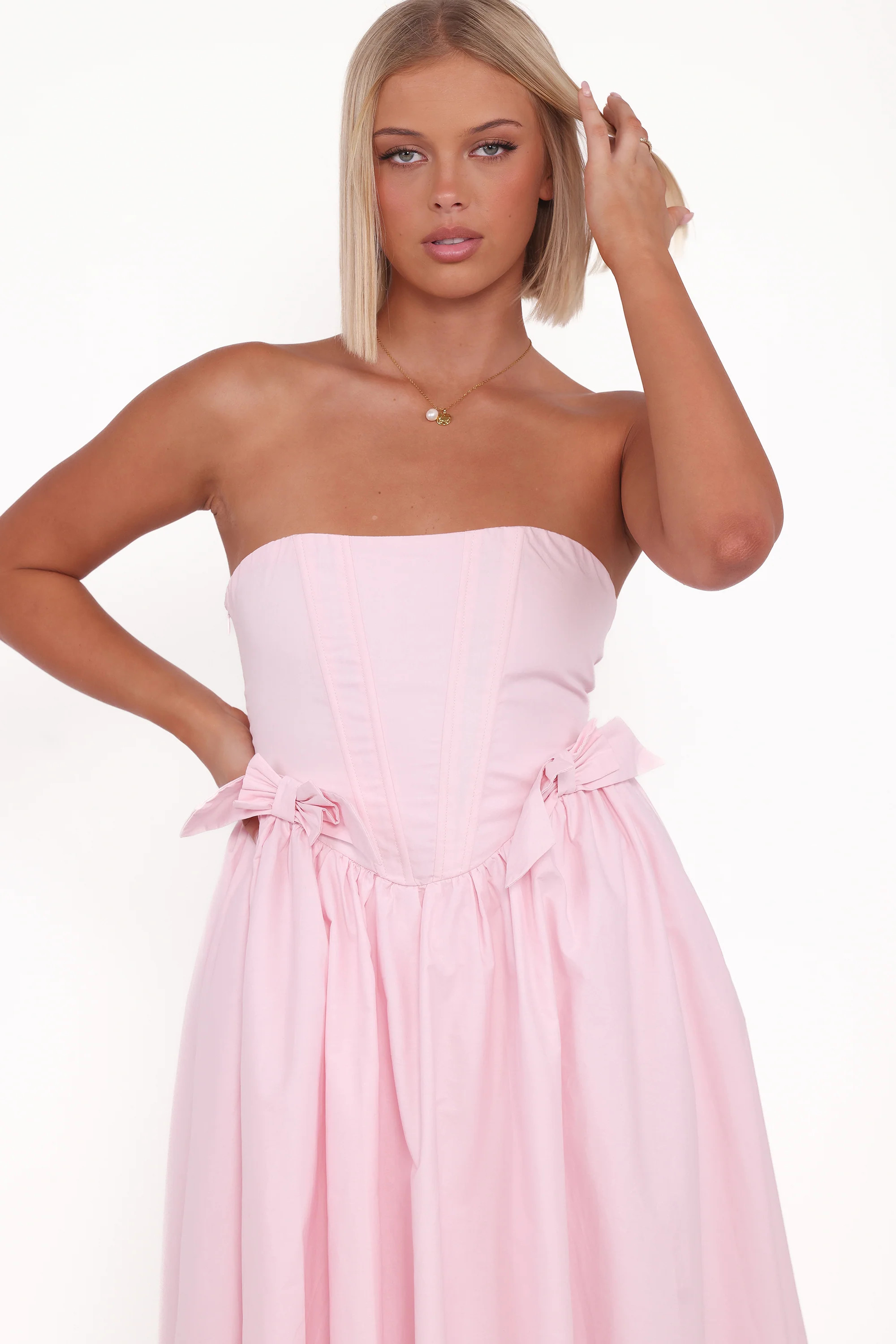 Seren Midi Dress - Pink | Petal & Pup (US)
