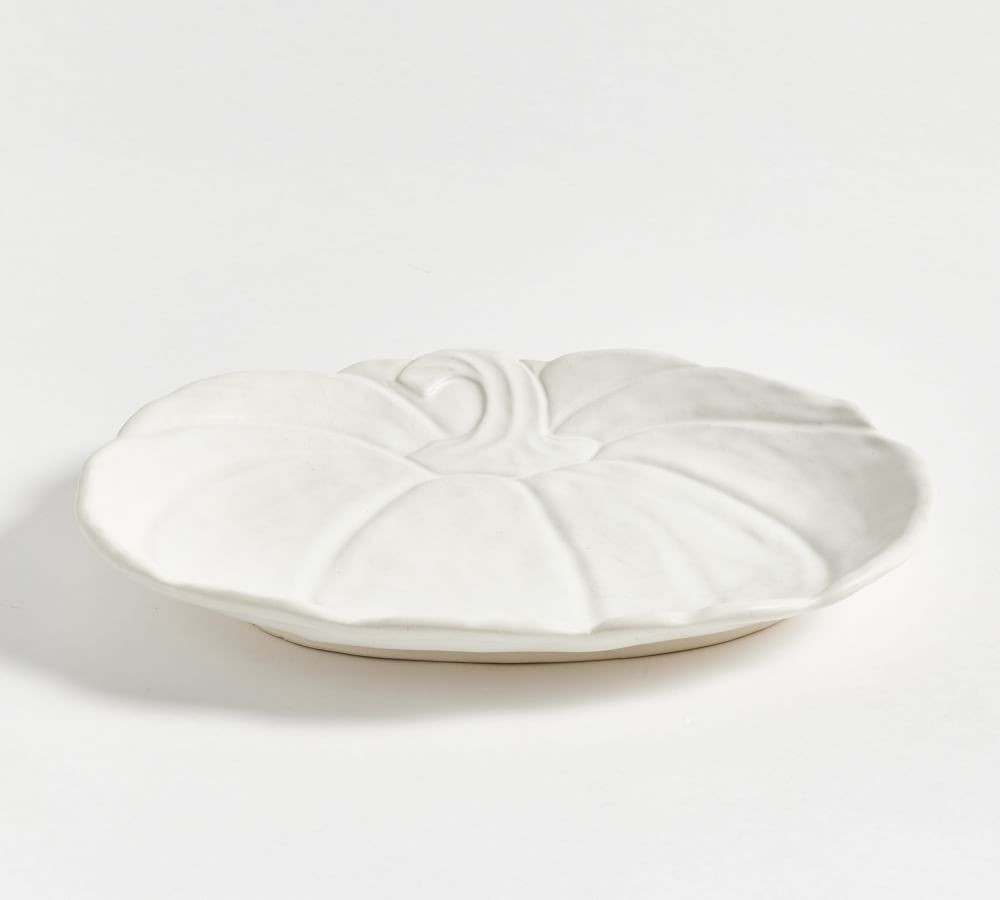 Pumpkin Shaped Serving Platter | Pottery Barn (US)