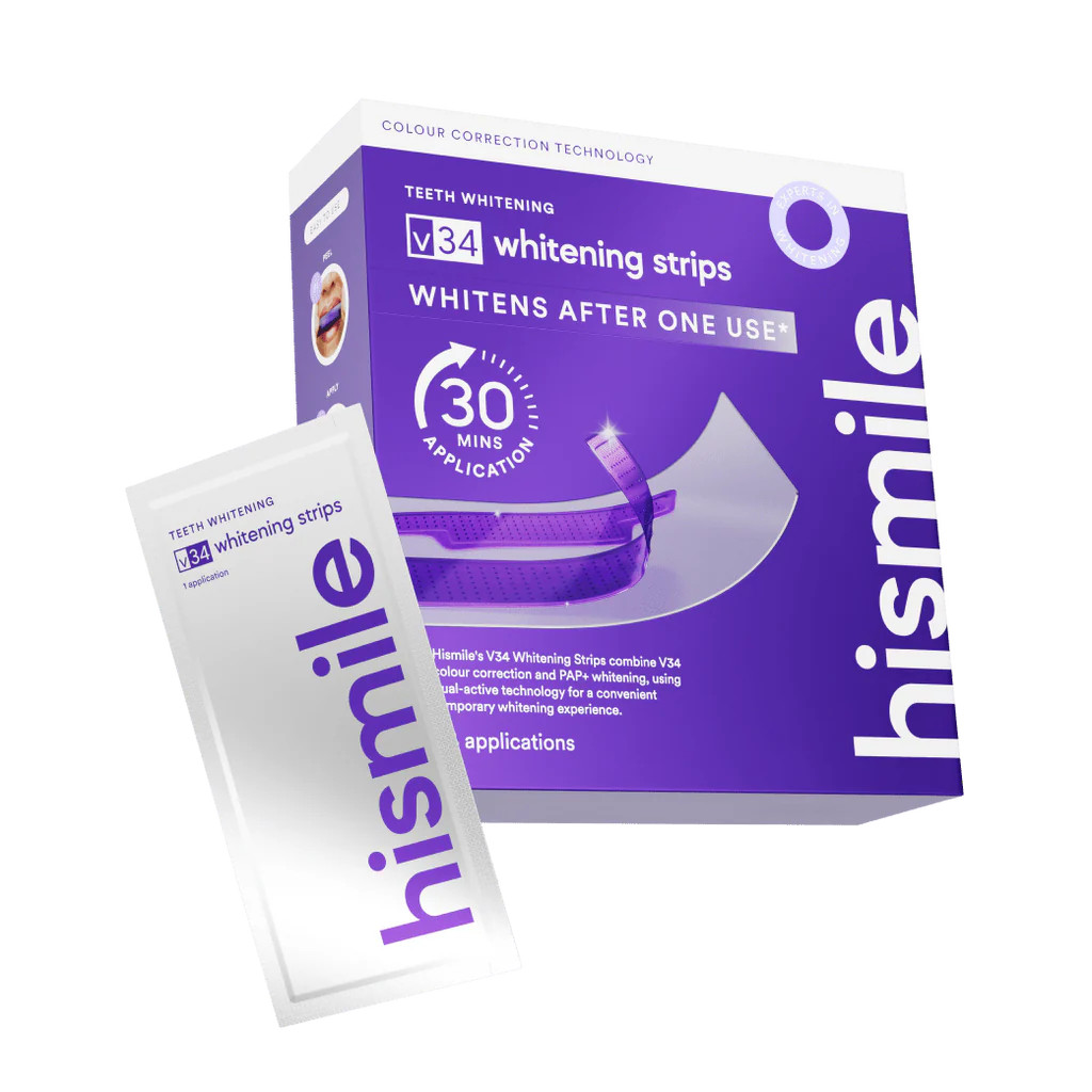 V34 Whitening Strips | HiSmile (US & CA)