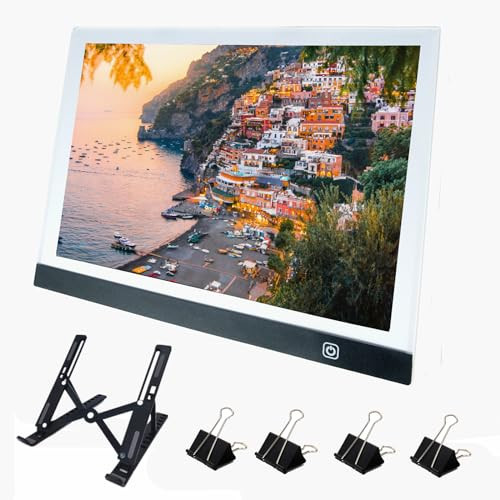 A3 LED Light Pad for Diamond Art, Sketching, Painting - Adjustable Brightness, Sketching, Tracing - USB Powered Complete Art Light Board Kit with Pad Stands and Clips | Amazon (US)