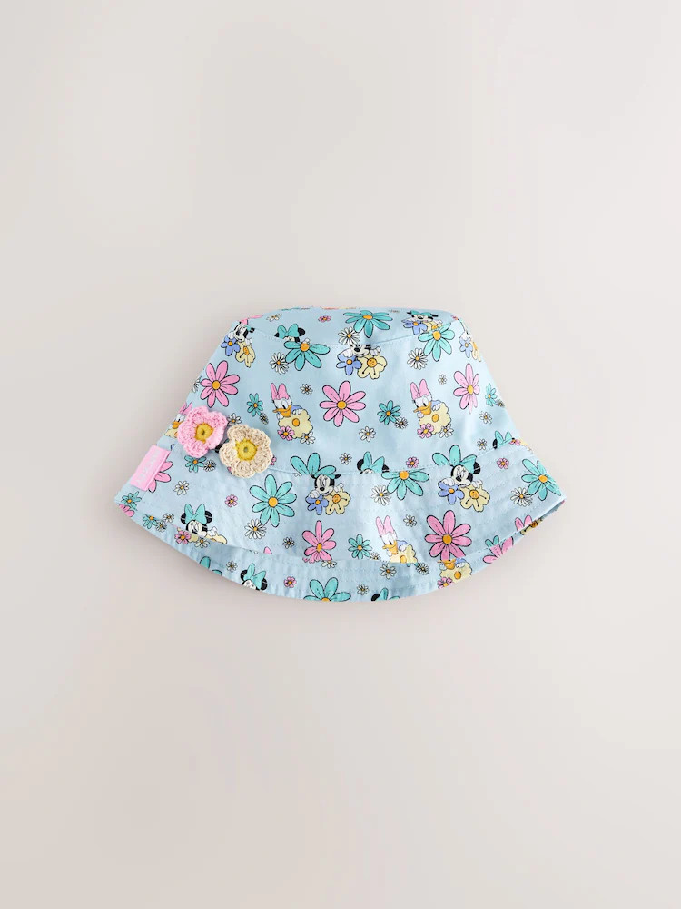 Blue/ Pink Minnie Mouse Pastel Printed Bucket Hat (3mths-13yrs) | Next US