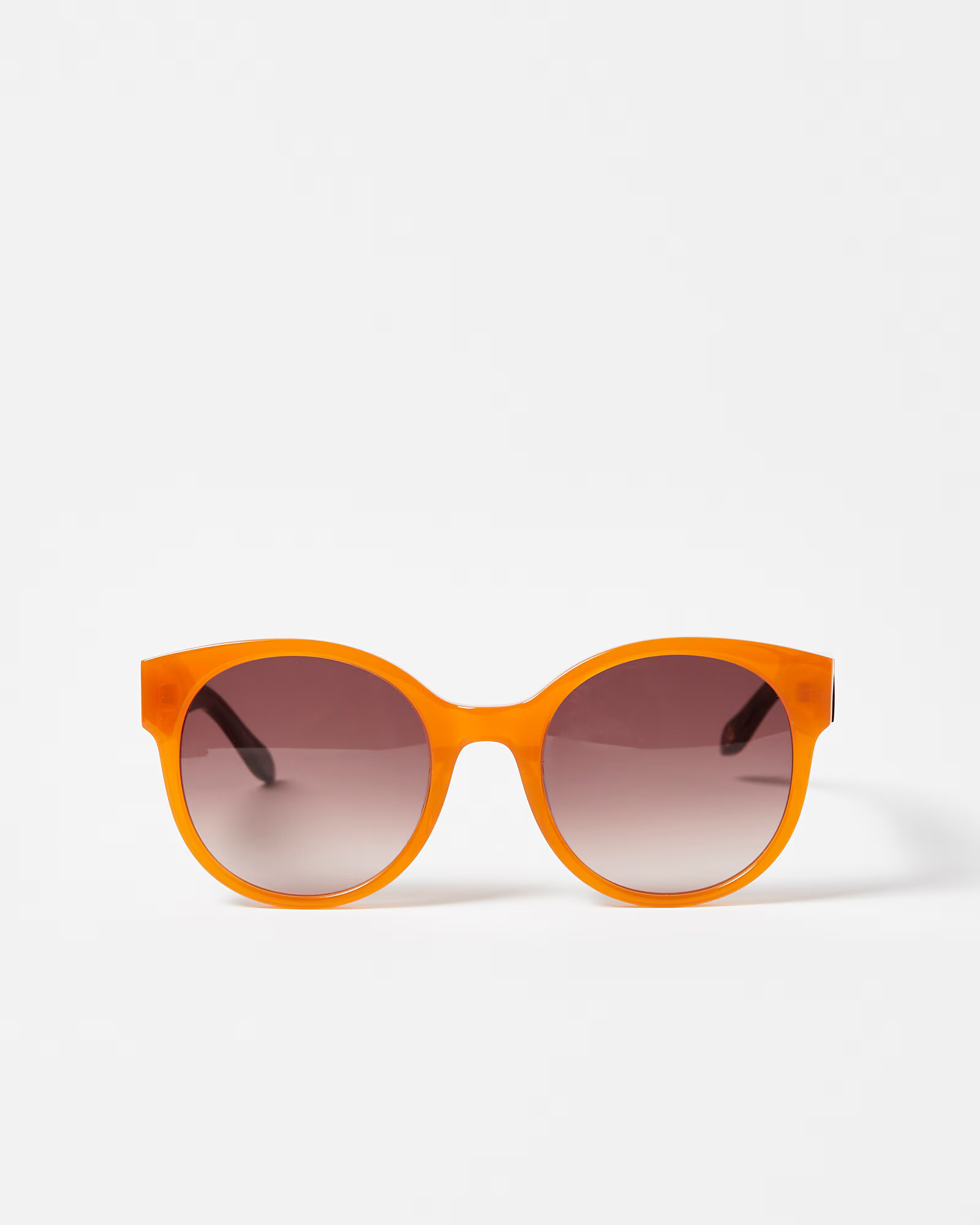 Orange Round Acetate Sunglasses | Oliver Bonas | Oliver Bonas (Global)