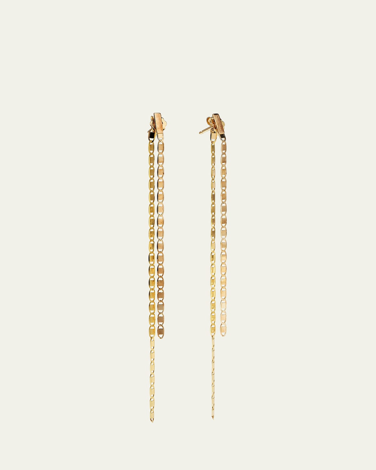 14K Gold Linear Malibu Dusters Front and Back Earrings | Bergdorf Goodman