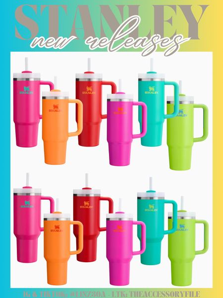 New Stanley colors being released June 11th at 12 ET! 

Stanley tumbler, Stanley quencher, travel cup, insulated cup, thermal cup, gifts for her 

#LTKGiftGuide #LTKFindsUnder50 #LTKTravel